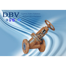 Wcb Fluorine Assault Globe Valve avec Ce Approbation